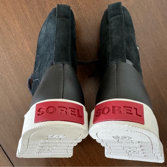 Sorel Joan of Arctic Next Lite Shearling Trimmed Suede Boots Size 9 - Picture 7 of 16